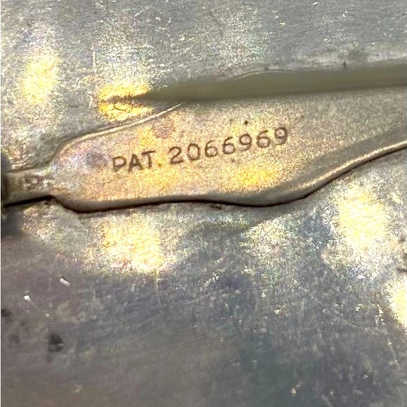 Vintage Posey Holder Brooch Unique Brooch That Can Hold A Flower Silver Tone - Picture 6 of 7